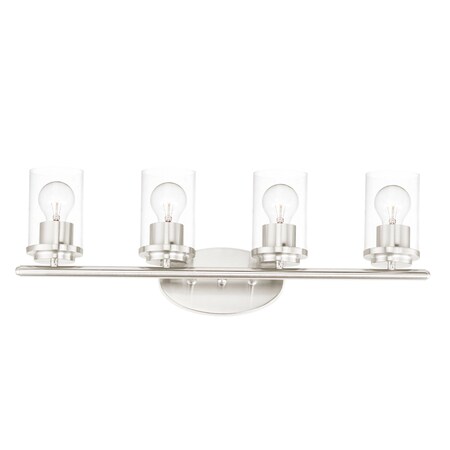 Maxim Lighting Corona 4-Light Bath Vanity 10214CLSN